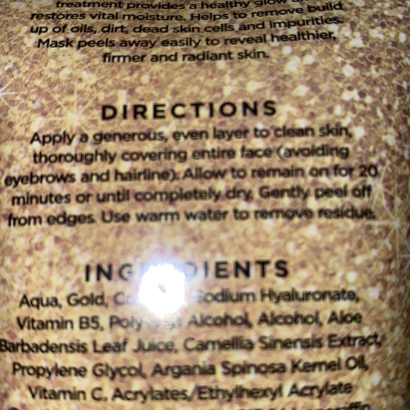 24K GOLD Peel Off Mask - Picture 4 of 5